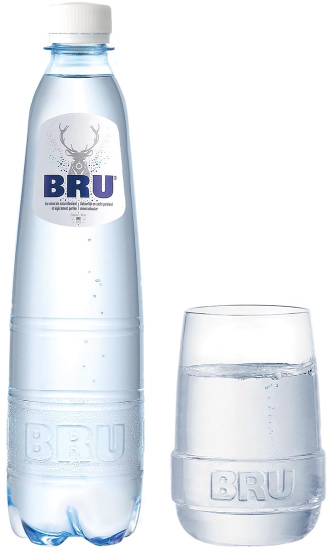 rots Reiziger Uitgaven Bru lichtsprankelend water, fles van 50 cl, pak van 24 stuks  One-Stop-Office-Shop.nl
