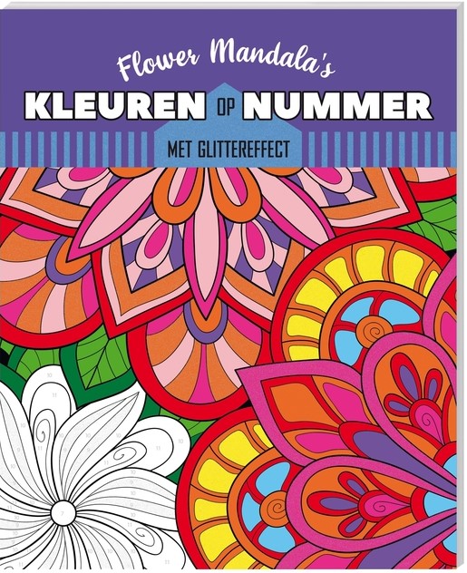 gevoeligheid Voorstad Flipper Kleurboek Interstat kleuren op nummer Flower Mandala's  One-Stop-Office-Shop.nl