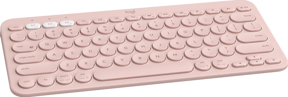 weer Altijd buitenste Logitech draadloos toetsenbord K380, azerty, roze One-Stop-Office-Shop.nl