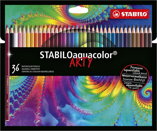 handtekening eenvoudig ziekte Kleurpotloden STABILO aquacolor 1636-1-20 etui à 36 kleuren  One-Stop-Office-Shop.nl