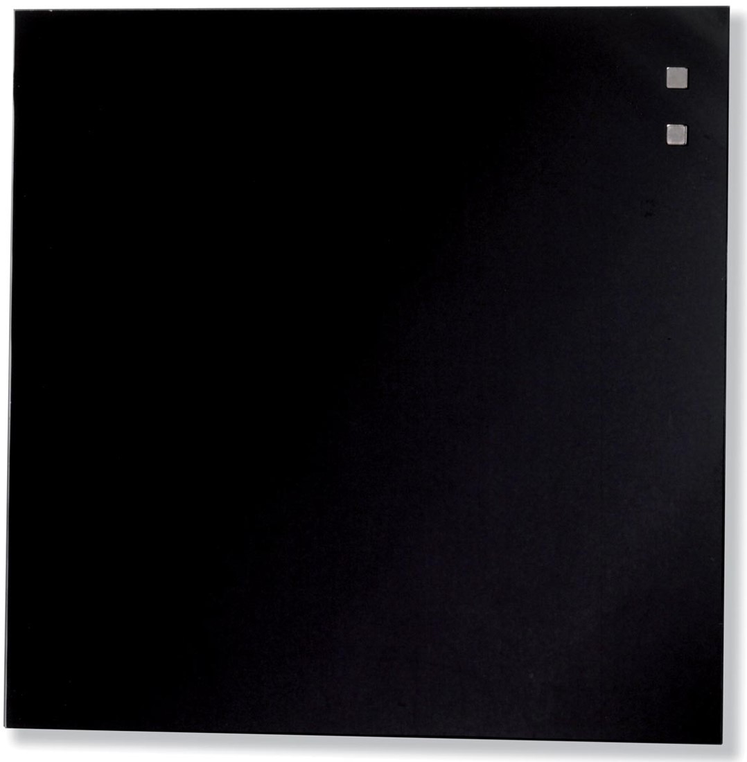 Silicium Seminarie Helaas Naga magnetisch glasbord, zwart, ft 35 x 35 cm One-Stop-Office-Shop.nl