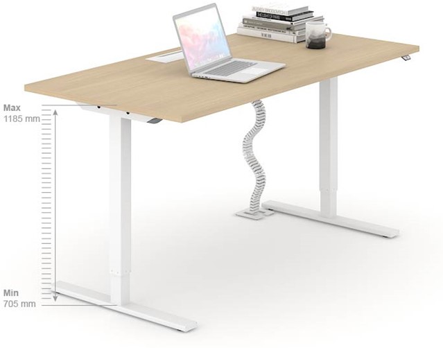 Zoek machine optimalisatie Voor u Luxe Elektrisch zit sta bureau frame 70 of 80 cm diep